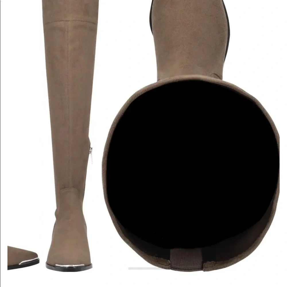 Marc Fisher LTD over the knee suede boots sz 5 - Picture 2 of 8